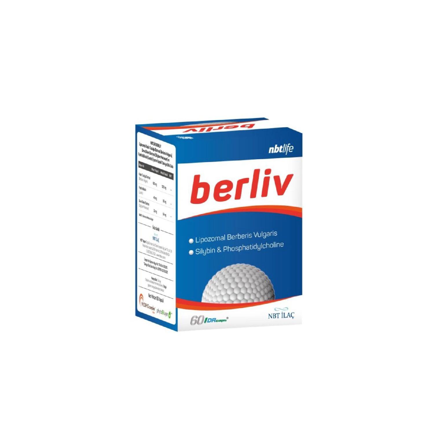 

Nbt Life Berliv Liposomal Berberis 60 Capsules