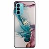 Custodia per ZTE Blade V40 Vita Fiore Marmo Nero Paraurti Morbido TPU Silicone Cover per ZTE V 40 Vita / Blade V40 Vita Custodie per Telefono