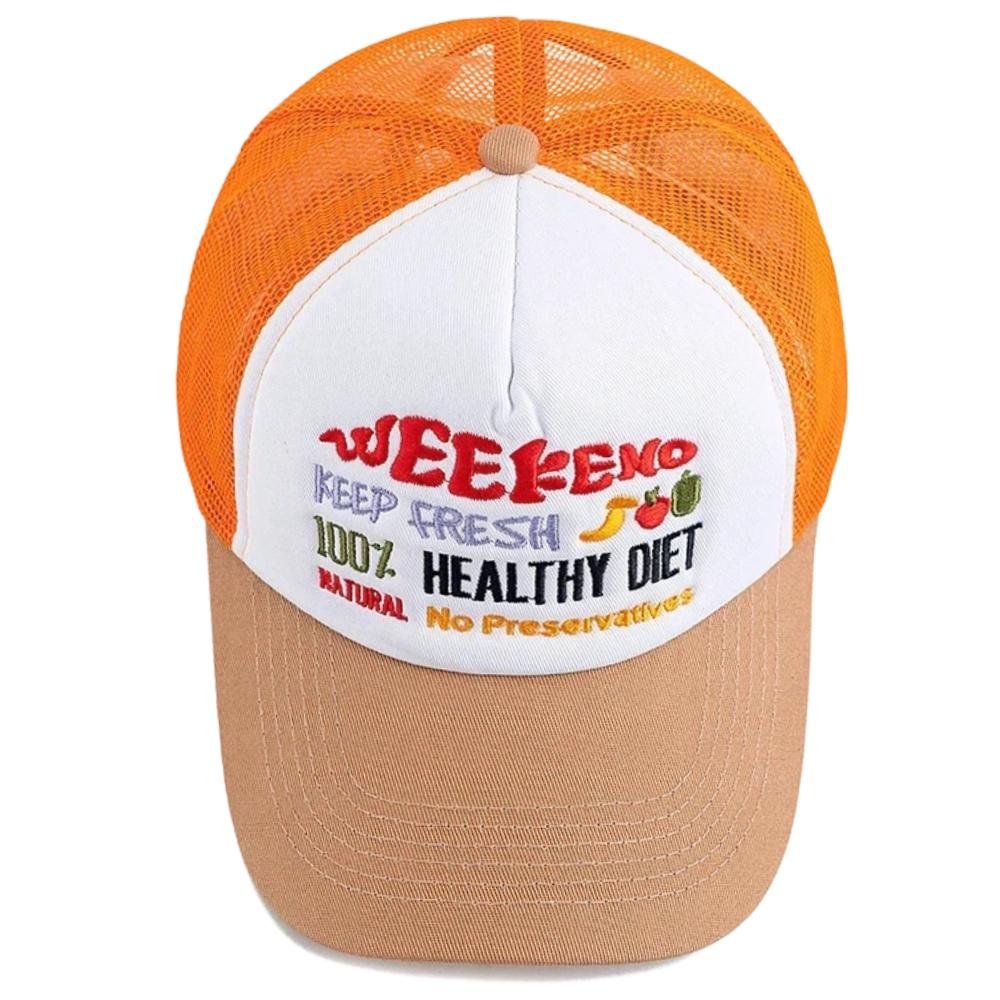 Unisex Embroidered Patch Mesh Baseball Cap For Men Women Casual Outdoor Streetwear Trucker Hats
