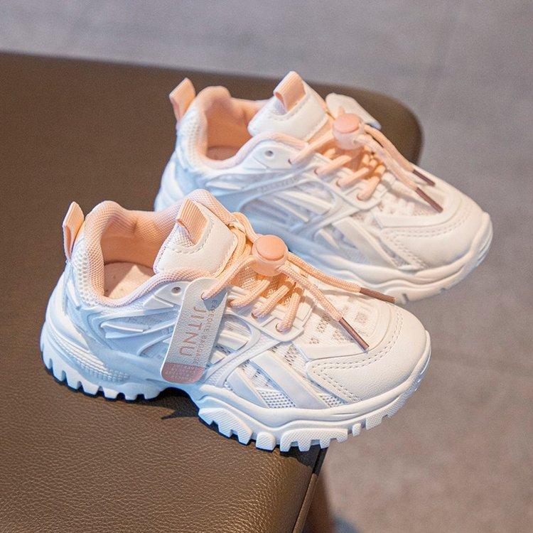 Kids Chunky Sneakers Spring Summer Boys Girls Breathable Comfortable Casual Running Shoes Lightweight Athletic Trainers