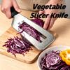 Multifunktionale Kohl-Schneidemesser Tragbarer Zwiebelschneider Edelstahl-Schneidemesser Salat-Raspel Küchenwerkzeuge