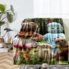 In the Night Garden Theme Printed Blanket - Perfect for Couch, Bed, Travel & Outdoor Use | Machine Washable, Cozy & Durable.