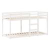 Bunk Bed with Canopy White 80x200 Cm Solid Pine Wood