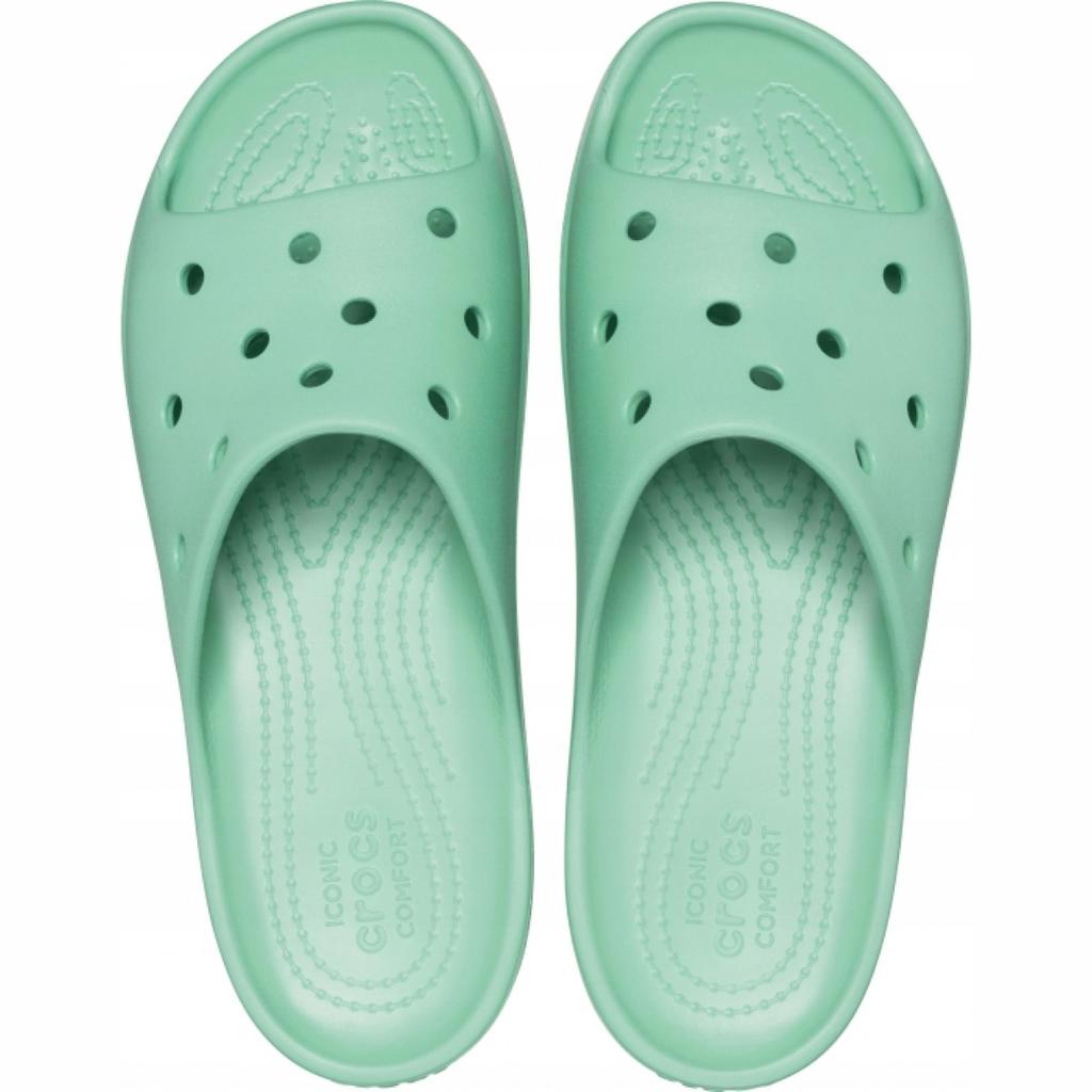 Saboti Femei Women's Classic Platform Slide Sandals Lightweight Comfort Clogs Croslite Verde Green