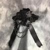 Halloween Hair Ornaments Vintage Lace Top Hat Ribbon Bowknot Gothic Headdress