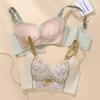 Women Lace Bra Wireless Breathable Push Up Lift Embroidered Sexy Comfortable Supportive Shaping Underwear Anti Sagging Bra