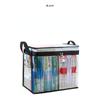 Containing Box Foldable Book Box for Student Classrooms Transparent Home Organizer Book Storage Box