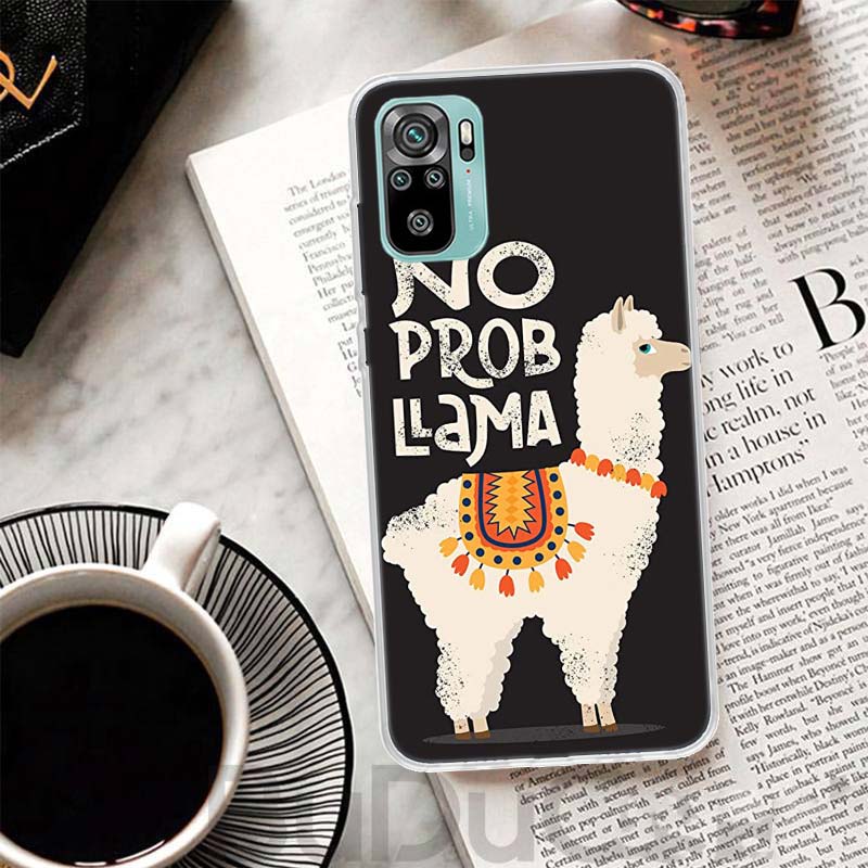 Lama Llama Alpacas Cover For Xiaomi Redmi Note 14 13 12S 12 11 Pro Plus Phone Case 11S 10S 10 11E 11T 14Pro 13Pro Print Coque No