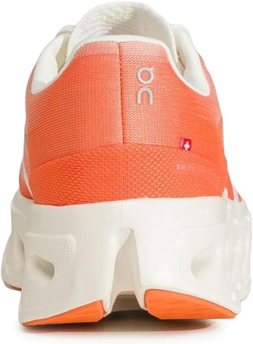 On Cloud Eclipse Running Size Orange and Ivory Women's Shoes, 23.0,