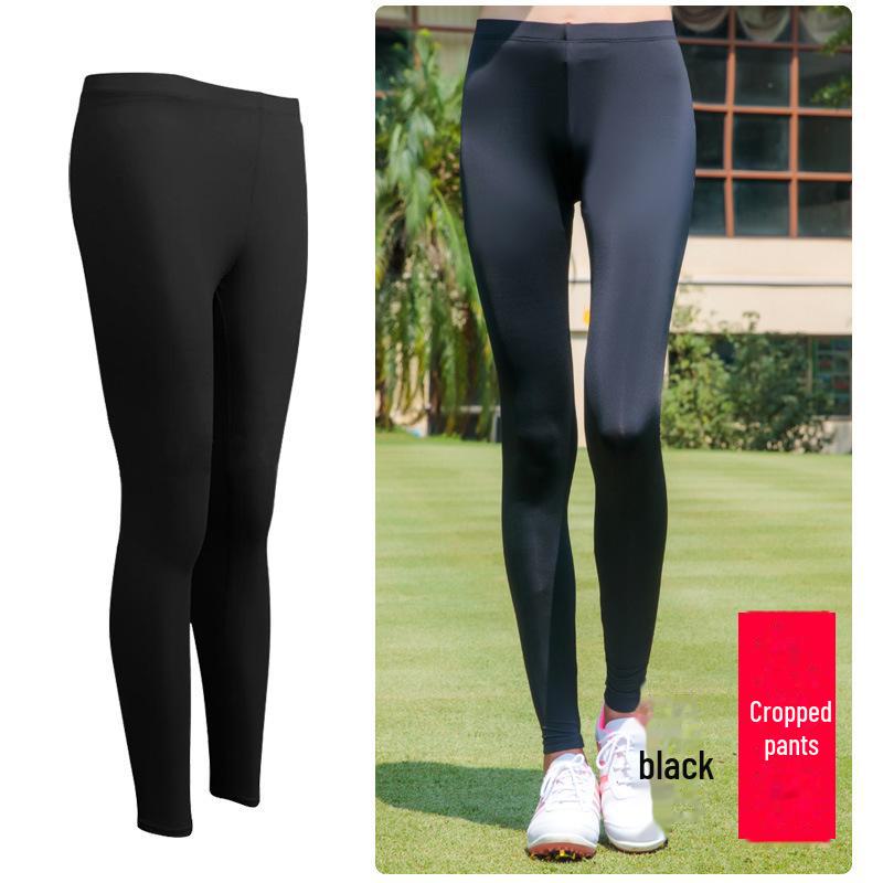 

Женские солнцезащитные леггинсы для гольфа TYGJ - Летние дышащие брюки для ходьбы из ледяного шелка Large