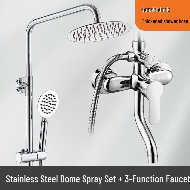 TLXT Pressurized 3-Function Concealed Shower Faucet Set
