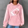 Women's Casual Printed Long Sleeve Hoodie