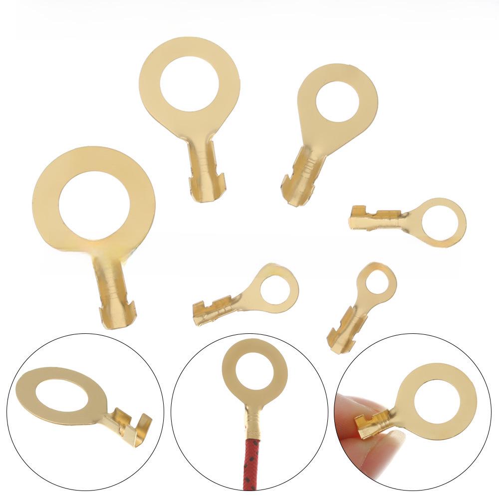 150-Piece Cold Pressed Terminal Box with Gold Ring Terminal Block Set