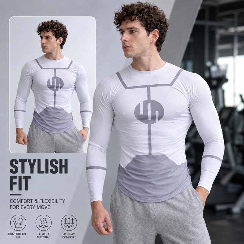 Uovervindelig Viltrumit Cosplay Rash Guard Kompressionsskjorte Mænd Kvinder Anime BJJ MMA Gym Surf Svømning Langærmet Sports Top