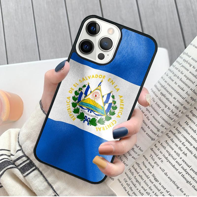 El Salvador National Flag Phone Case For iPhone 17 Air 16 15 14 11 12 13 Pro MAX Plus Cover Shell Coque
