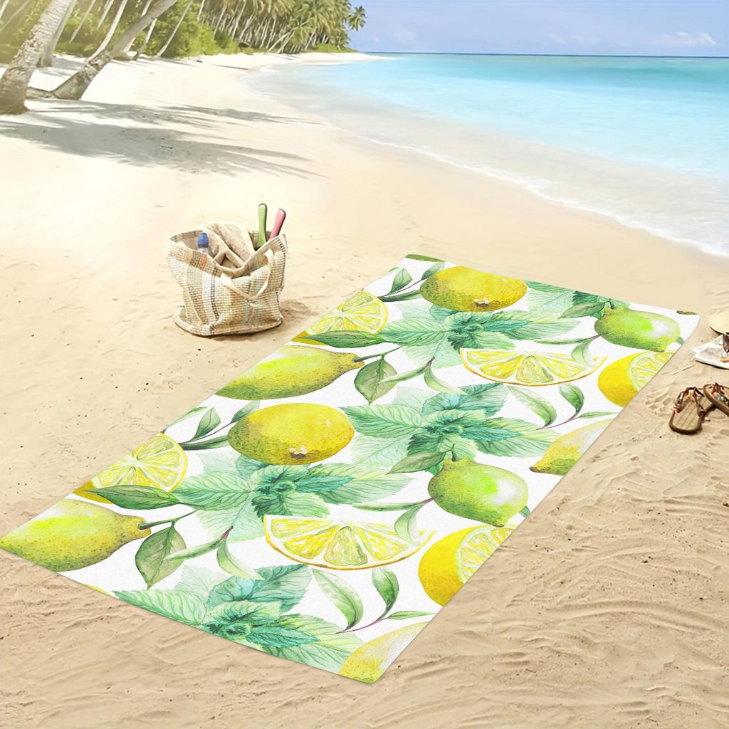 Multipurpose Polyester Beach Towel - Ideal for Swimming, Fitness, Camping, Yoga, Travel and Beach Activities