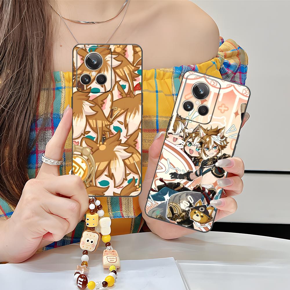 Game GI Gorou Mobile Phone Case for Realme 15 14 13 12 11 10 9 Pro Plus T I Lite 5G Colorful Printing Cover Cover Pretty Luxury