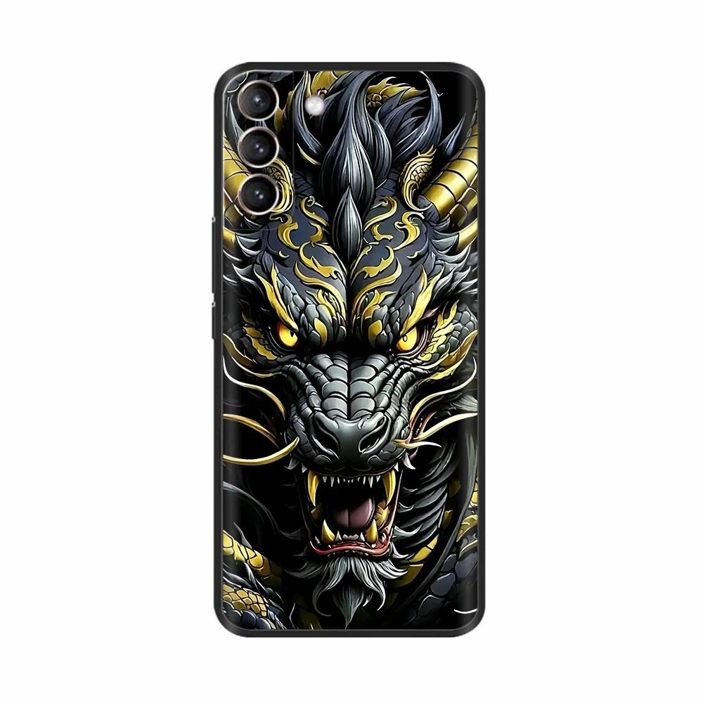 Shockproof Cover For Samsung Galaxy S21 S20 S23 S24 S25 FE Animals Painted Shell Bumper Cases Soft Silicone Back Cover Fundas