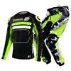 TAILLE 20 22 24 26 28 saimeng ensemble d'équipement pour enfants enduro motocross maillot pantalon mx kits moto VTT Course Off Road pour jeunes combinaison