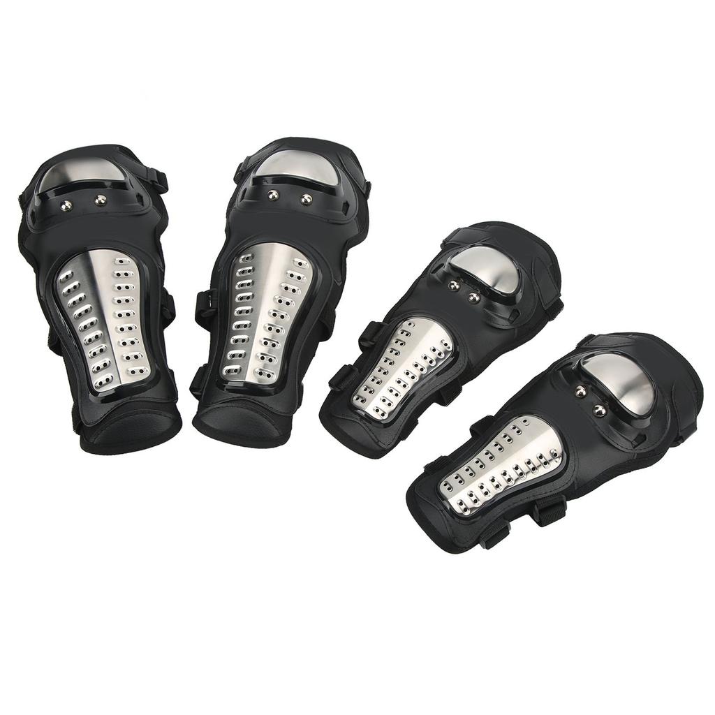 Motorcycle Knee Pads Elbow Pads Riding Knee Elbow Guards Protector for Motorcycle Cycling Racing