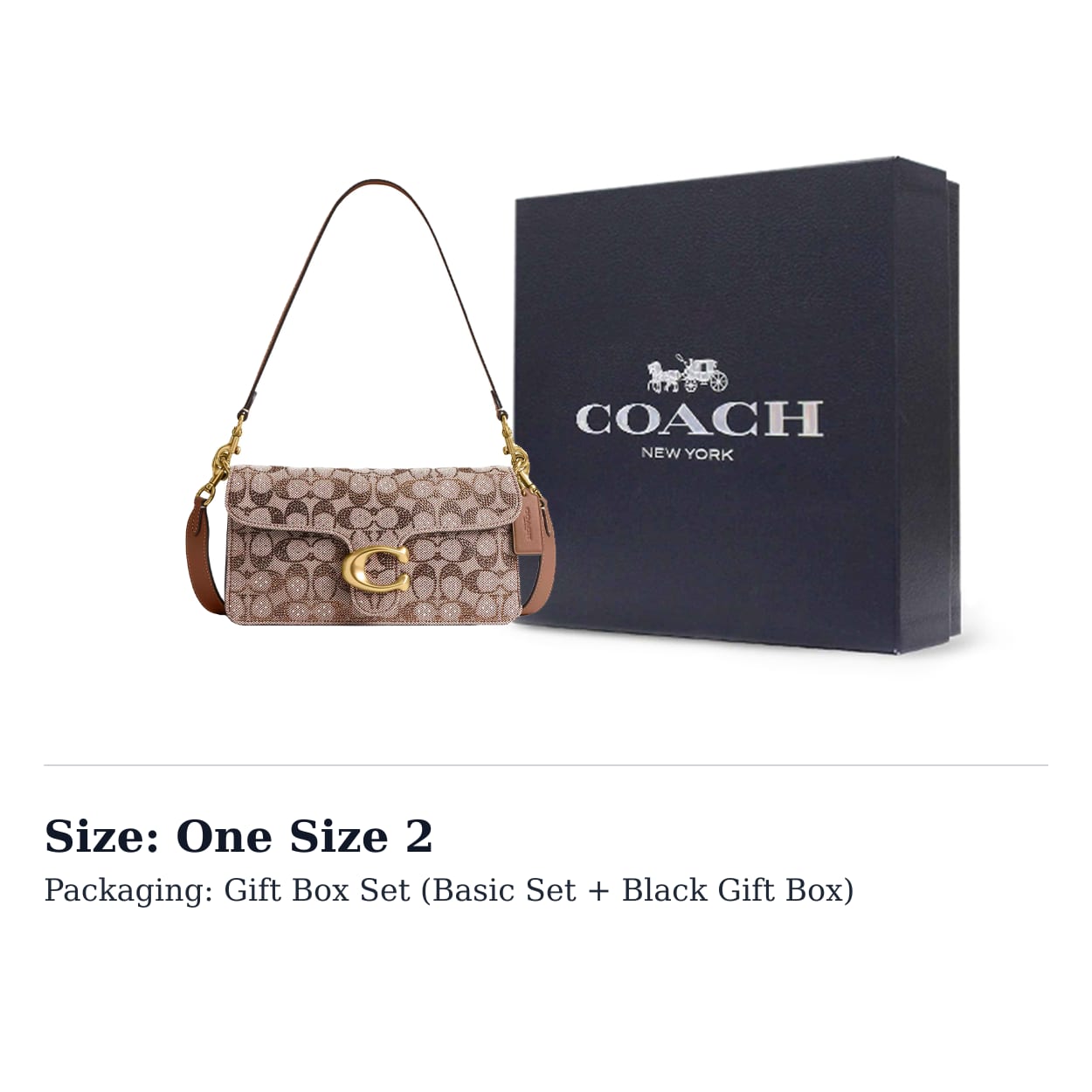 COACH Tabby Cow Leather Shoulder Bag