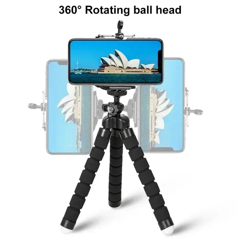 Pro-Grade Phone Tripod - Waterproof Design with 180° Tilt for Adventure & Time-Lapse