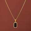 Simple Pendant Necklace Titanium Steel Choker Fashion Gold Necklace  Women