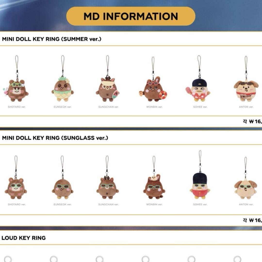 

[USED] RIIZE Songchan Seoul Concert Mini Doll Keyring Set