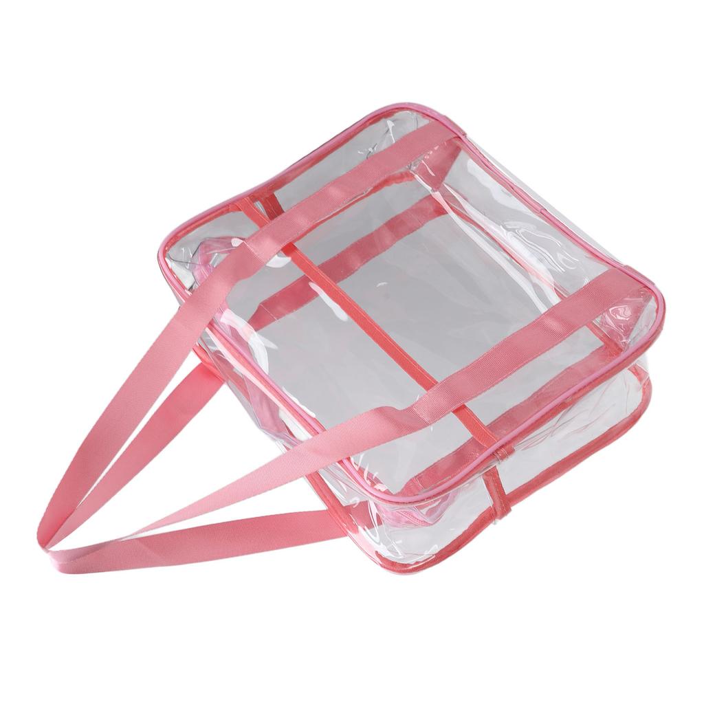 Clear Makeup Bag Large Capacity Waterproof   Closure Cosmetic Handbag Transparent Travel Toiletry Bag