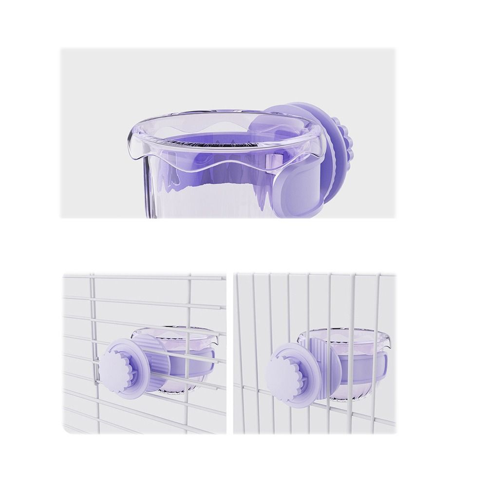 Wide Mouth Bird Food Bowl Hanging Bird Feeder Cup Pet Accessories Bird Cage Feeder Pet Aviary