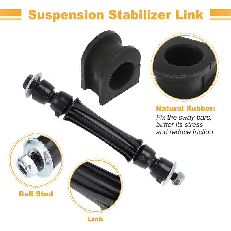 UXCELL K700432 Front Sway Bar Link Bushing Kit for Chevy Silverado for GMC Sierra Yukon