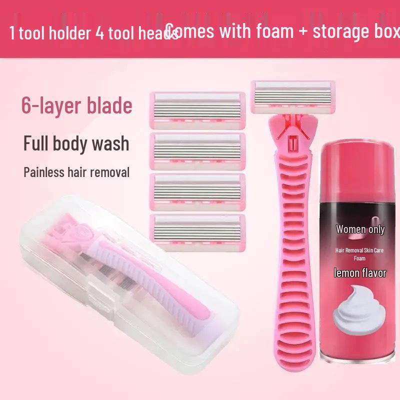 Women's Manual Razor for Hair Removal - Suitable for Armpits, Legs, and Private Areas