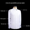 Men's Long Sleeve White Shirt - Professional Business Attire for Spring, Summer, and Autumn