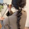 Waterproof Hair Tie 4Pcs Telephone Wire Bands Heart Shape Spiral Ties Unique Cord Headband Rope Elastic Braided Phone Headbands for Girls Women