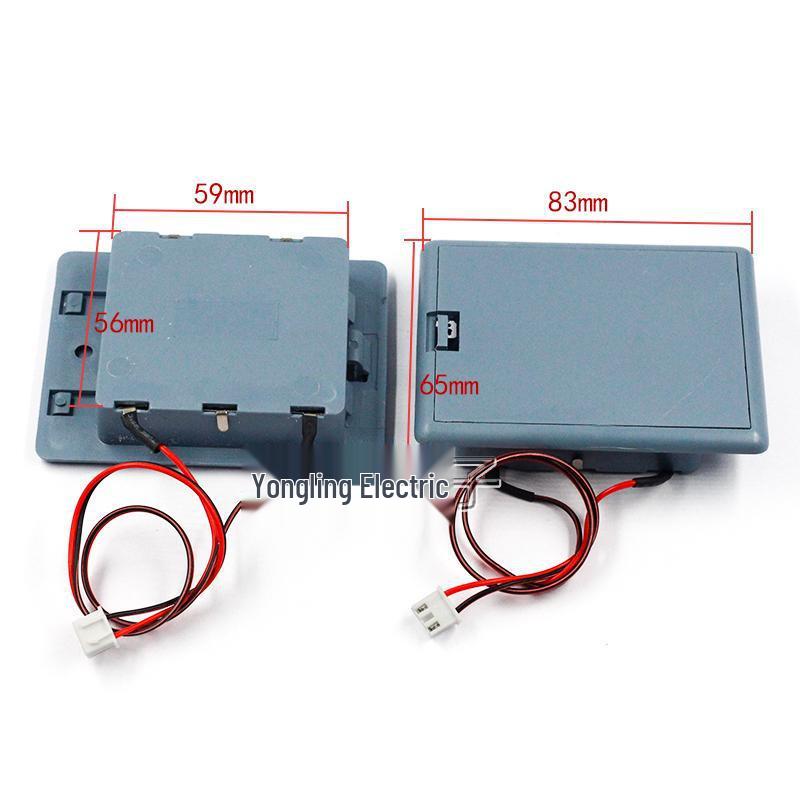 Universal 4 AA 6V Battery Box with Lid and Wire