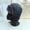 Men's Winter Velvet Thickened Lei Feng Hat Winter Warm Ear Hat Northeast Outdoor Mask Windproof Ski Hat