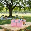 Multi-Pocket Insulated  Lunch Bag Large Capacity Picnic Bag Portable Thermal Bag  Outdoor Use