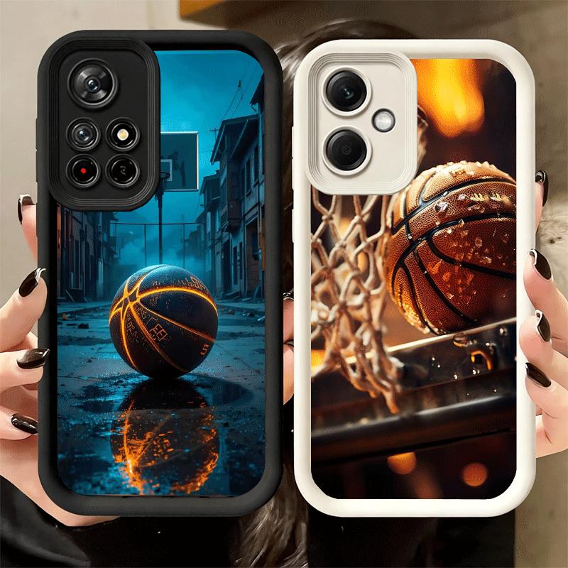 Phone Case for Xiaomi Redmi Note 15 14 13 Pro Plus Basketball Basket Sports Shell 12S 11 11S 11T 5G 14S Soft Silicone Funda