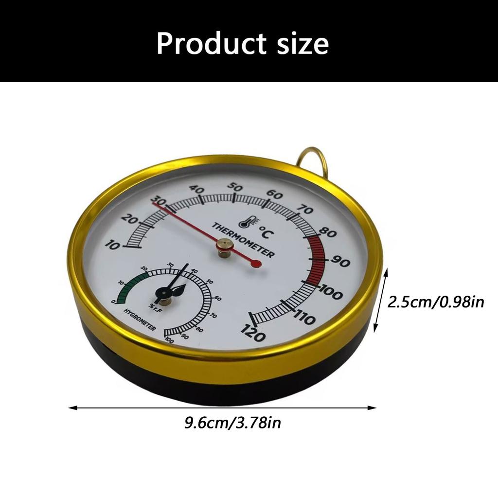 High Precisions Thermometers Hygrometer For Sauna Steam Room Home Use Wall Mounted Temperature Hygrometer