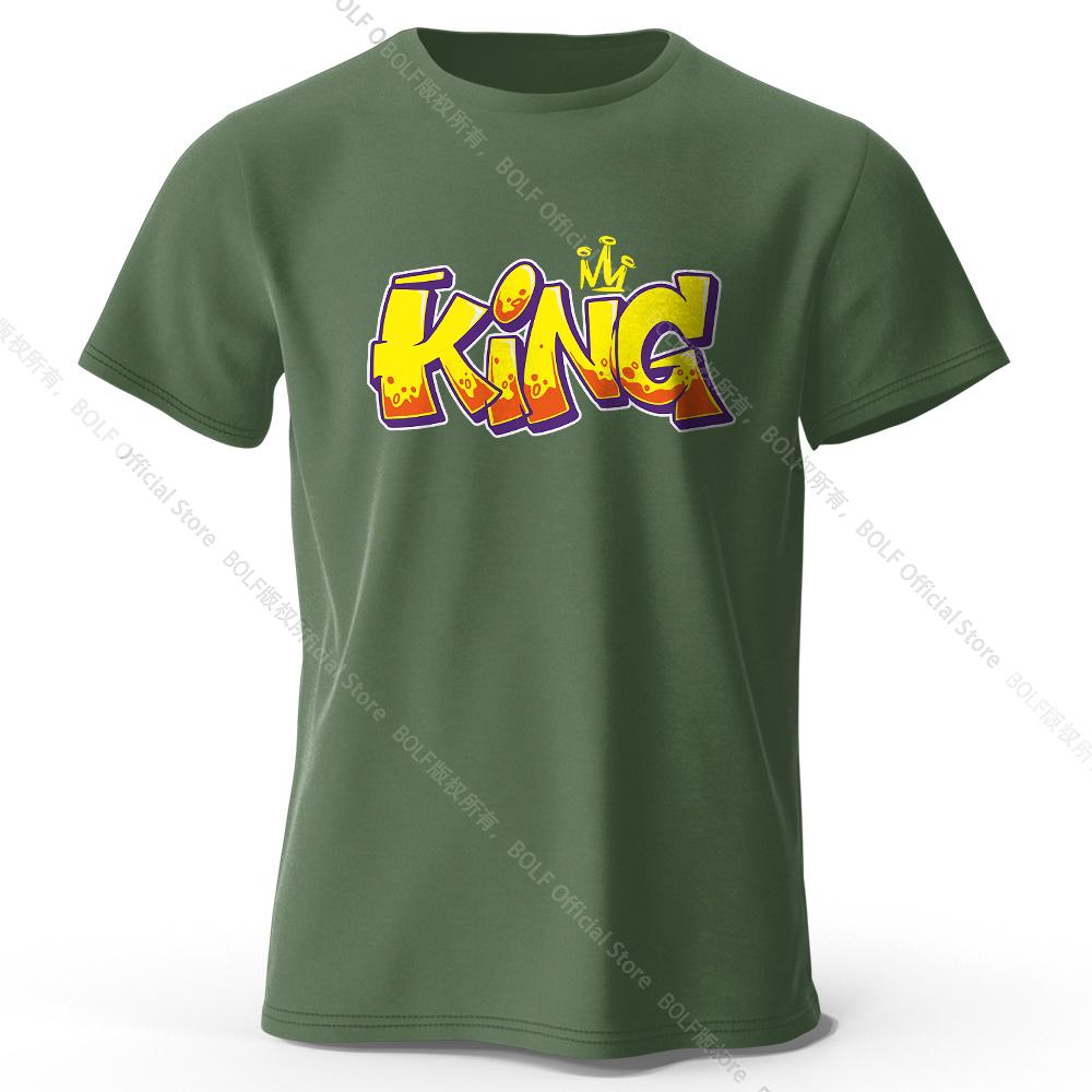 Men's Printed T-Shirt 100% Cotton Oversized Royal Graphic Tees for Women Summer Tops Premium Streetwear