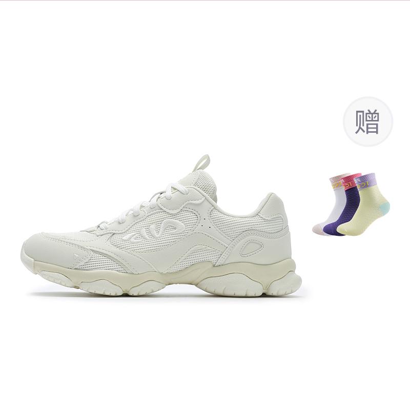 FILA FLUID 6 ST Textile, Synthetic Leather Low top Running Shoes Women's White Yellow F12W521107FWB