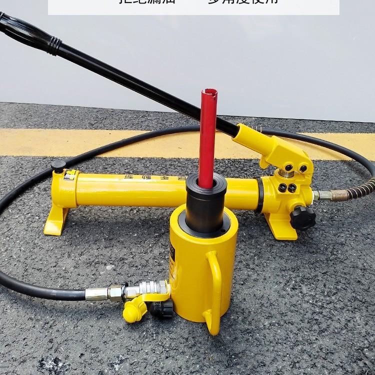 Hollow Jack 30T 100T Vertical Hydraulic 20T Manual Double-Acting Hydraulic Jack