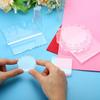 PATIKIL Acrylic Stamp Blocks with Grid Set of 2 Clear Stamp Perfect Rectangle Decorative Mounting Blocks for DIY Card Making Lines, Blocks,