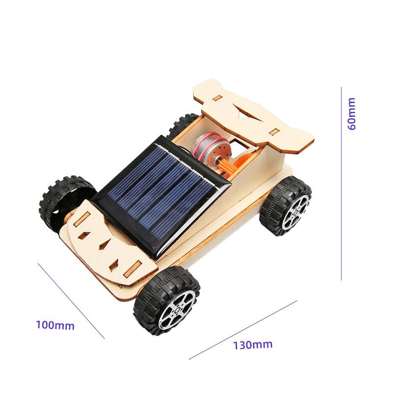 1 Set DIY Science Experiment Kit & Education Model DIY Solar-powered Racing Cars Toy Physics Science Toys For Children Gift·