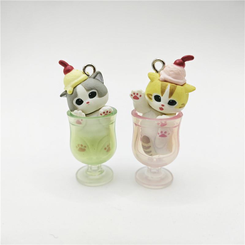 Mofusand Drink Theme Collectible Pvc Action Figure Model Desk Decor Adult For