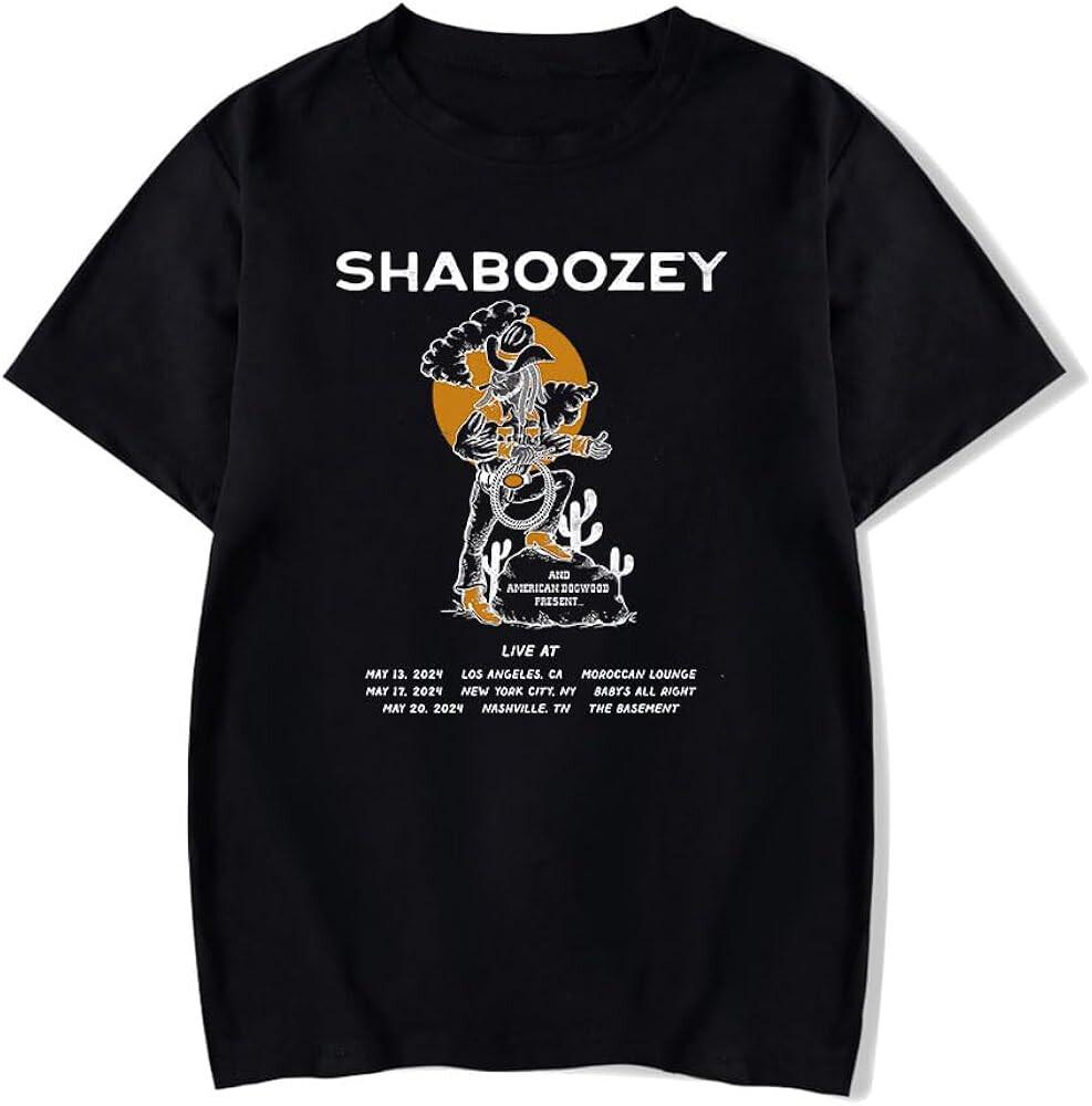 Vtg Shaboozey Music Concert Cotton Black All Size Men Women Shirt J613