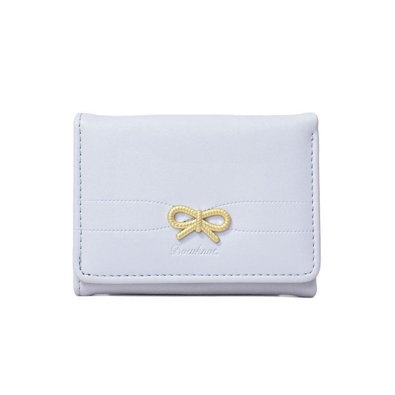 Pu Wallet For Women Short Card Holder With Multiple Card Slots For Daily Use