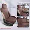 2026 Geely Xingyue L Car Seat Covers, Oriental Black Suede Saddle Cushions