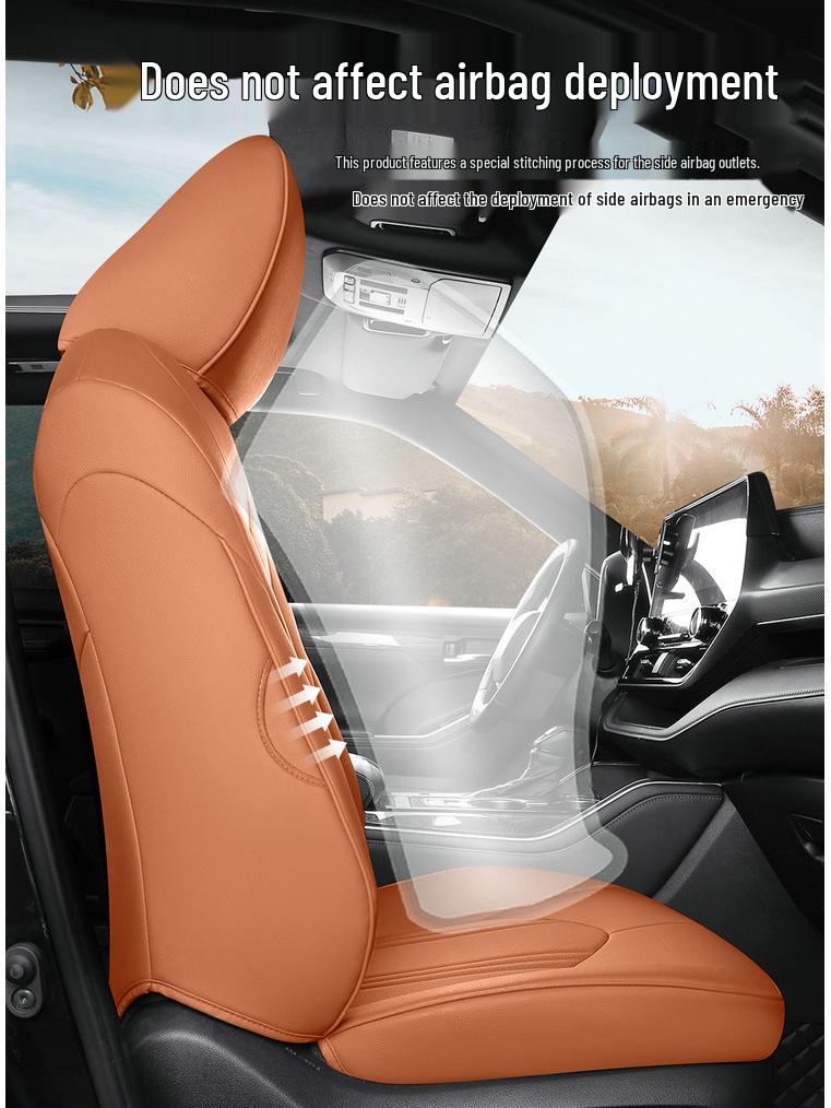 Toyota Highlander Car Seat Cushion Set: 5-Seater and 7-Seater All-Season Full Coverage Interior Accessories