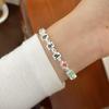 Thirteen Orphans Mahjong Bracelet: Luck-Enhancing Enamel Gold Jewelry for Men and Women